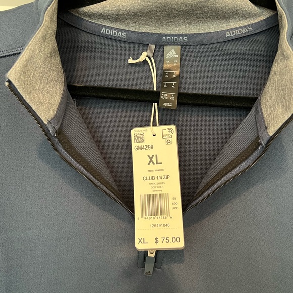 Adidas Men’s Navy Blue Pullover - NWT (XL) - Picture 3 of 3